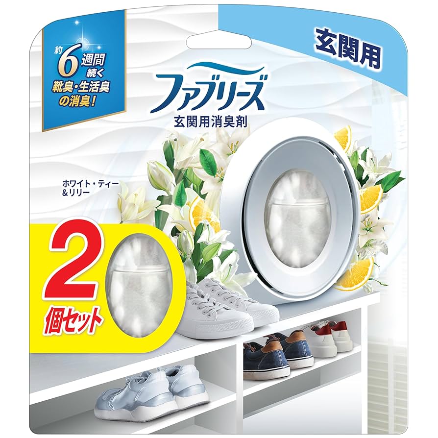 Amazon.co.jp: ファブリーズ 消臭芳香剤 W消臭 玄関用 ホワイト